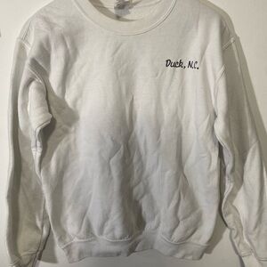 White Duck North Carolina retro Crewneck Sweater